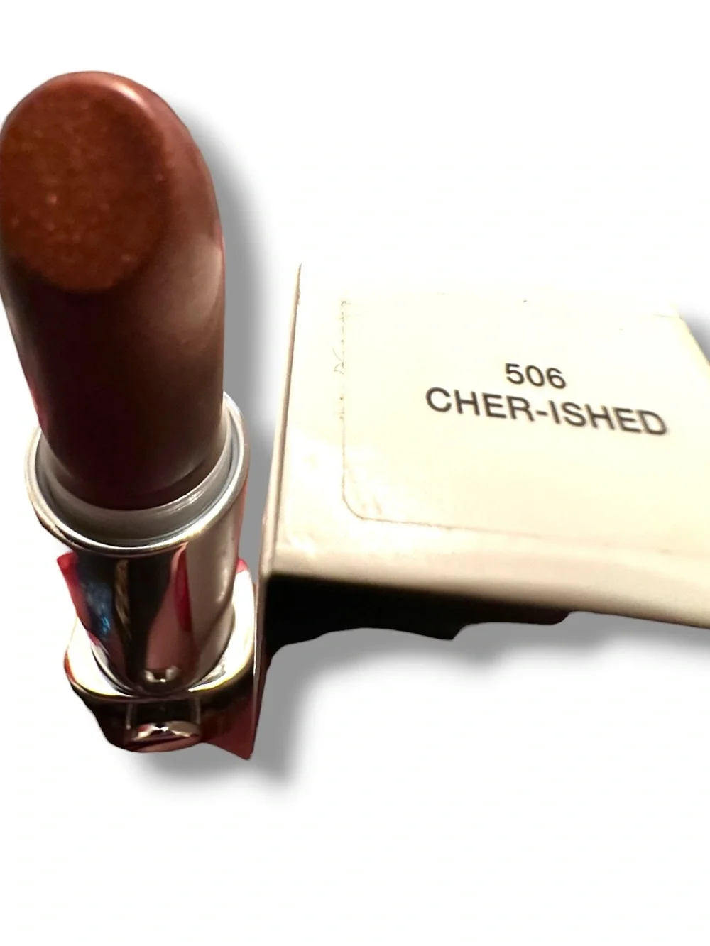 Marc Jacobs Le Marc Lip Frost Lipstick Cher-ished 506 Leopard Print LIMITED ED